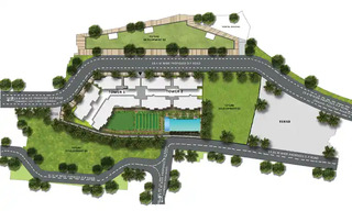 Master plan of L&T Island Cove Launching Marvela